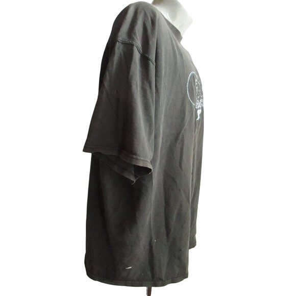 T-shirt Mens XL Vtg Ryan Newman #12 Nascar Racing Trashed Embroidered 1990's - Picture 6 of 10